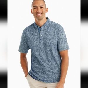 Johnny O Hangin Out Overboard Polo Shirt In Regatta Size Medium Waves